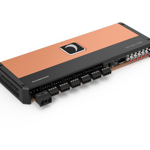 Diamond Audio 12 Channel Full Range Digital DSP Amplifier - Front View