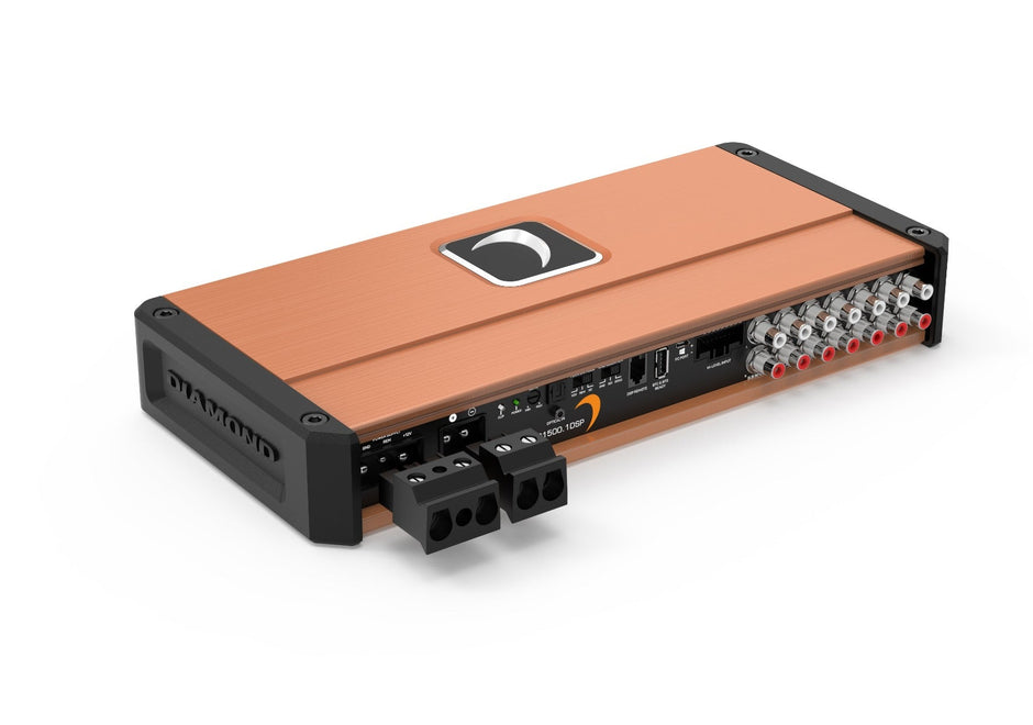 Diamond Audio Monoblock Digital DSP Amplifier front view.