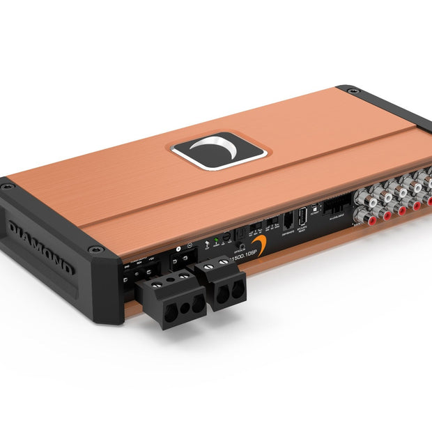 Diamond Audio Monoblock Digital DSP Amplifier front view.