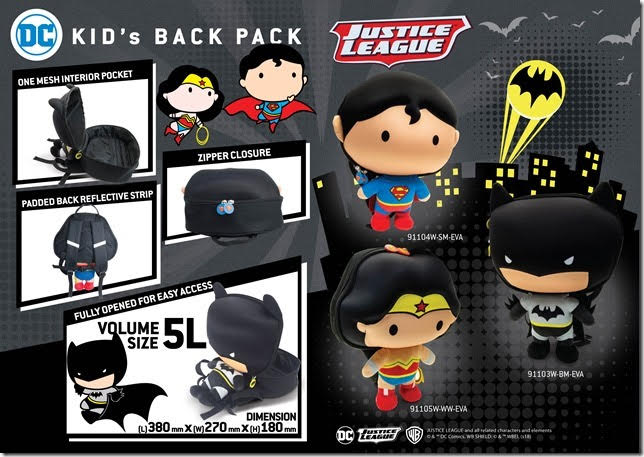 Justice League Kids Superman Travel Small Backpack