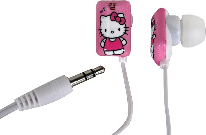 Hello Kitty Earbuds - White/Pink (11409-HK)