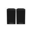 Two black LA Series Home Audio Speakers by Cerwin-Vega are side by side against a white background. Each has a rectangular shape, smooth front panel, and the white Cerwin-Vega logo near the bottom, with a minimalist design featuring dark grille covers.