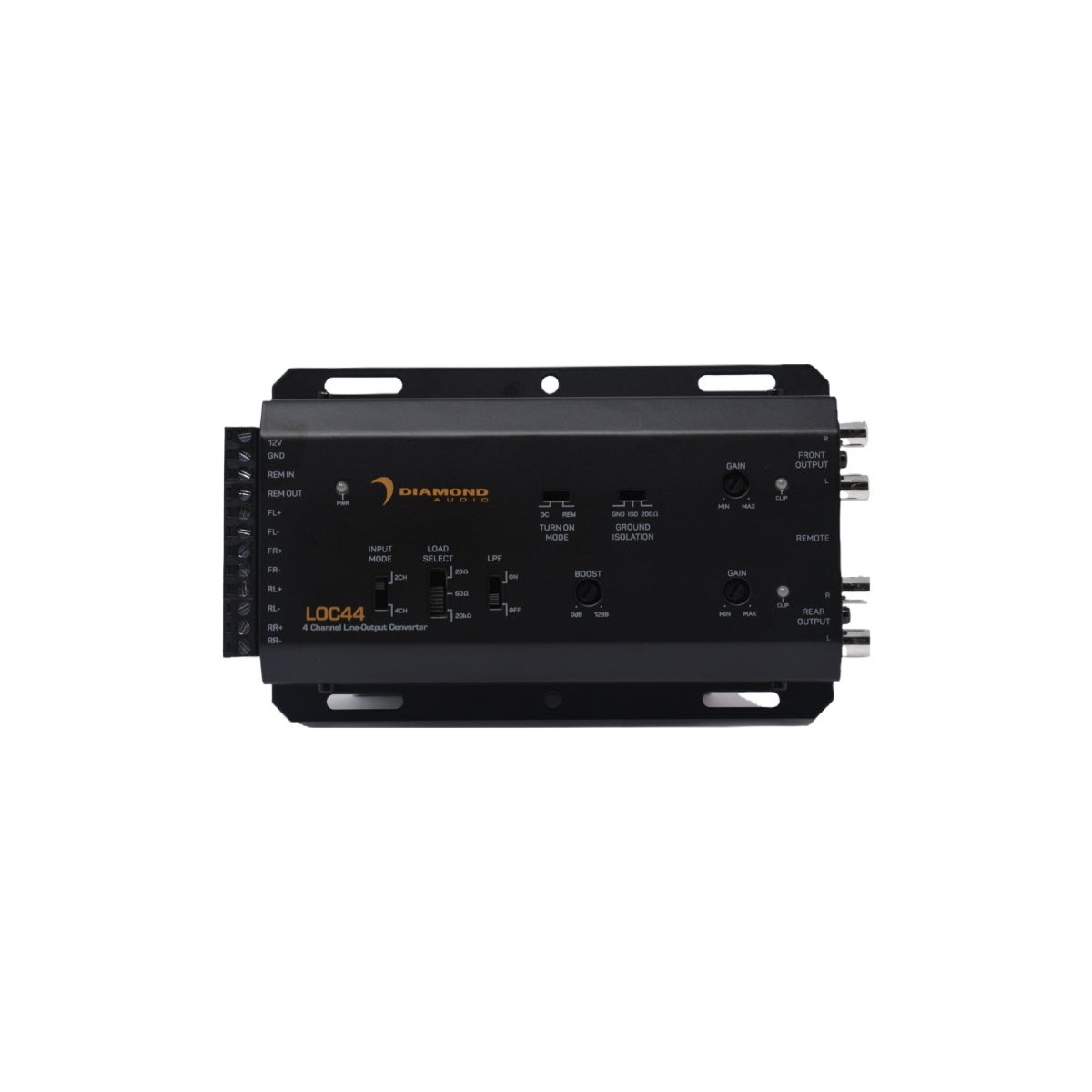 LOC44 - LOC Series 4 - Channel Line - Output Converter (4 IN/4 OUT) - LOC44 - Diamond Audio