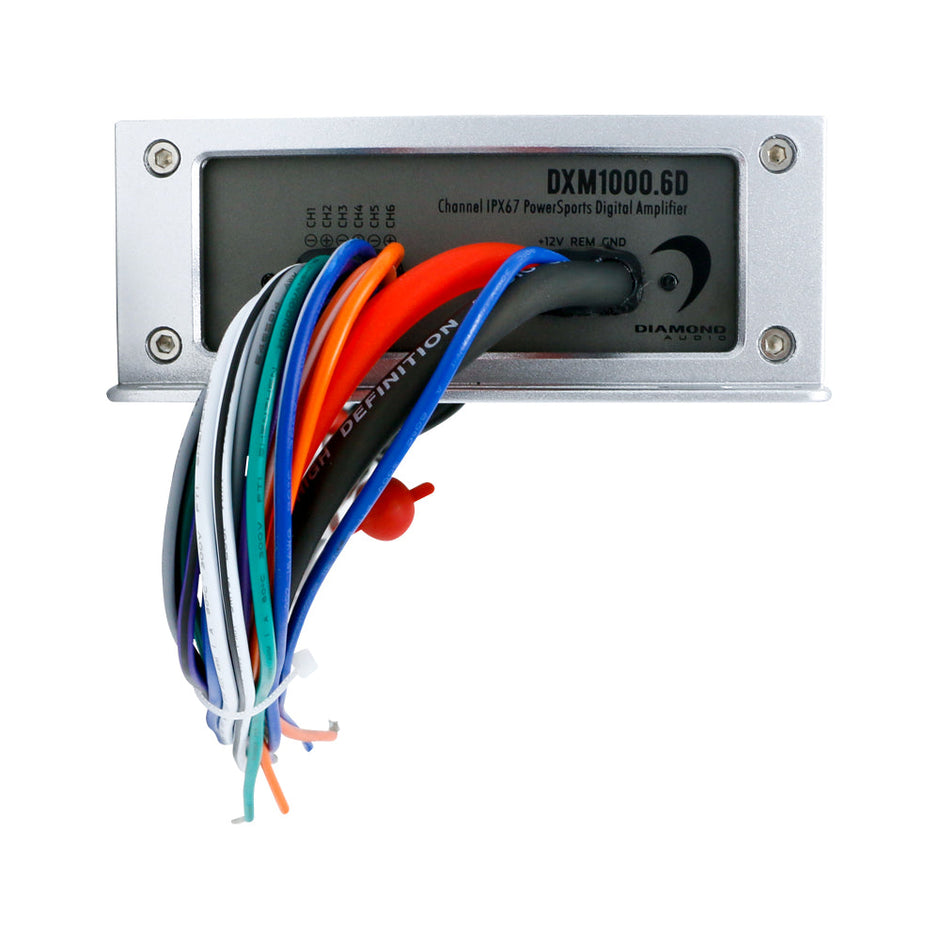 DXM Series 6-Channel 1000W RMS Full Range Class D Waterproof Amplifier - DXM1000.6D