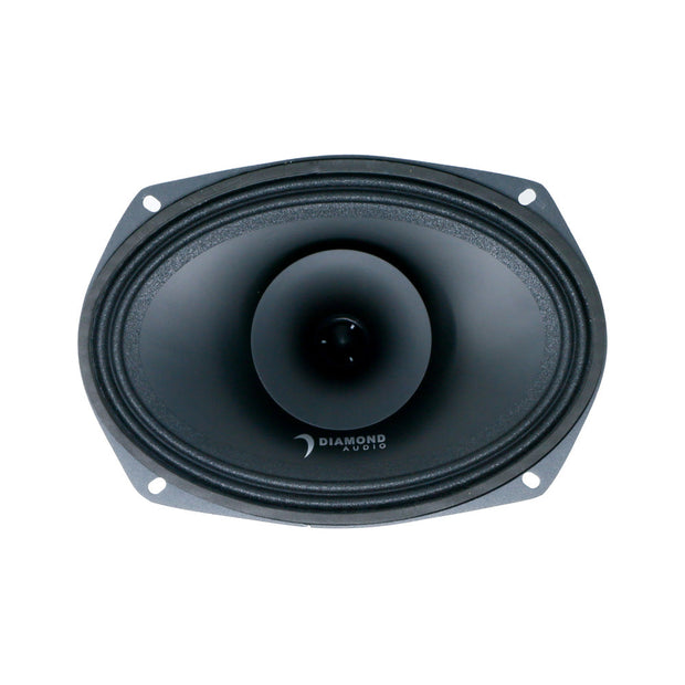 MP Series 6"x9" 2-Way Full-Range Coaxial Speaker w/1" Horn Tweeter (4Ω) - MP694