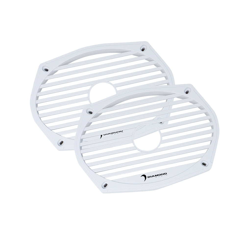 MS69CXG – Motorsport 6″x9″ White Grills (Pair)