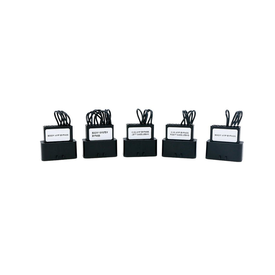 2014 - 2023 Harley Davidson OEM Amplifier Bypass Plugs - 1/2/3/4/5 Functions (5 - Pack Kit) - MSBYPLG - Diamond Audio