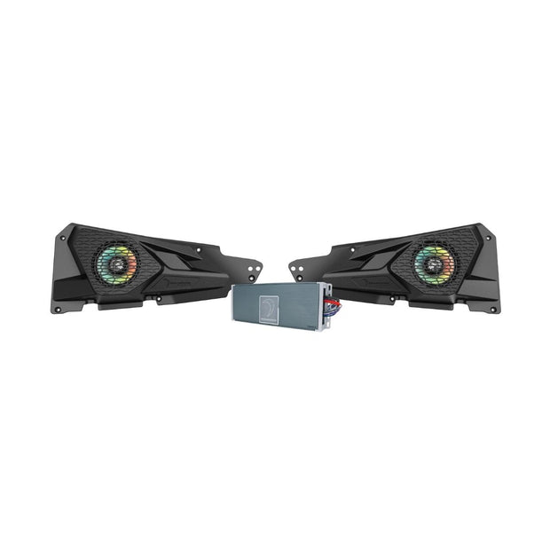 MSRZRKM12 - 2014+ RZR XP© 6.5" 2-Way All Weather Front Speaker Kit with 2-Channel Amplifier