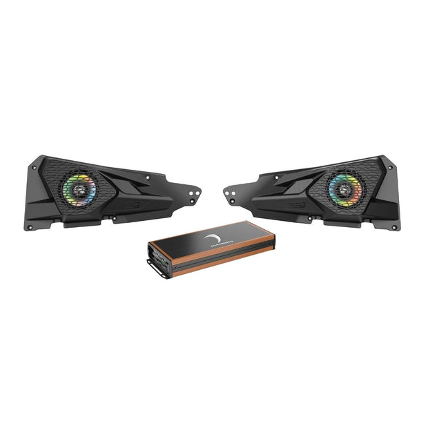 MSRZRKD12 - 2014+ RZR XP© 2DR/4DR 6.5" 2-Way All Weather Front Speaker Set with 2-Channel Amplifier