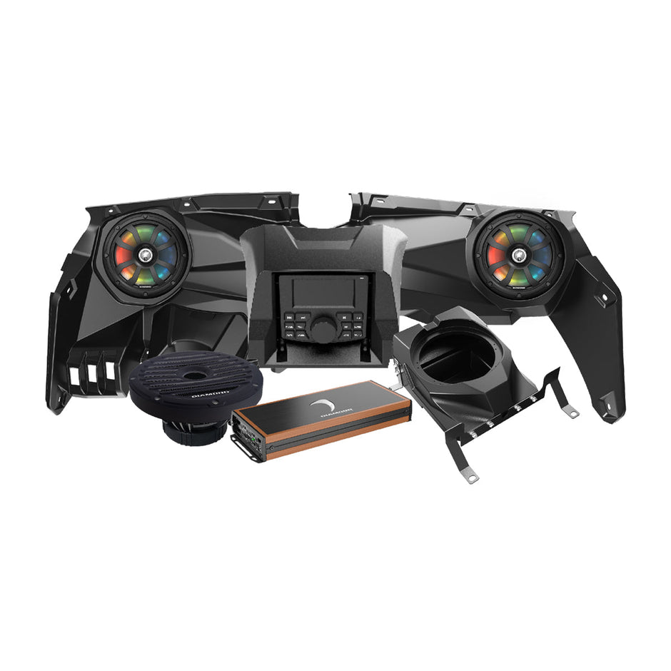 MSX3KD2 - Can-Am X3 Dash Audio Speaker Kit