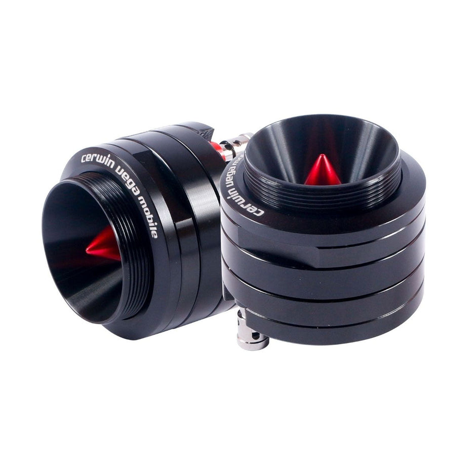 Two black cylindrical 