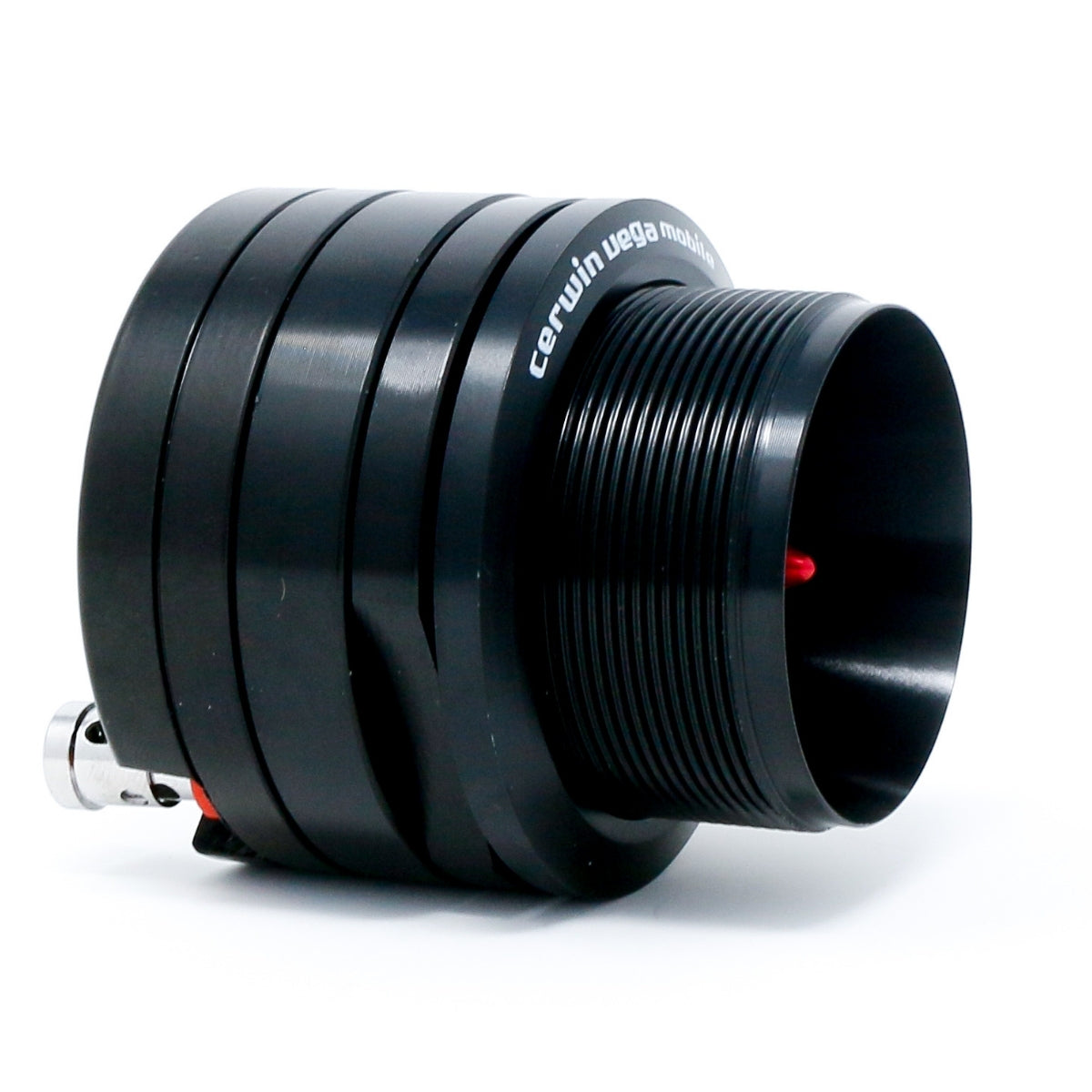 Close-up of the black Cerwin Vega Pro Series 1