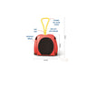 Baby Voyage Carry-On Luggage for Kids - 2 in 1 Luggage and Seat - Red