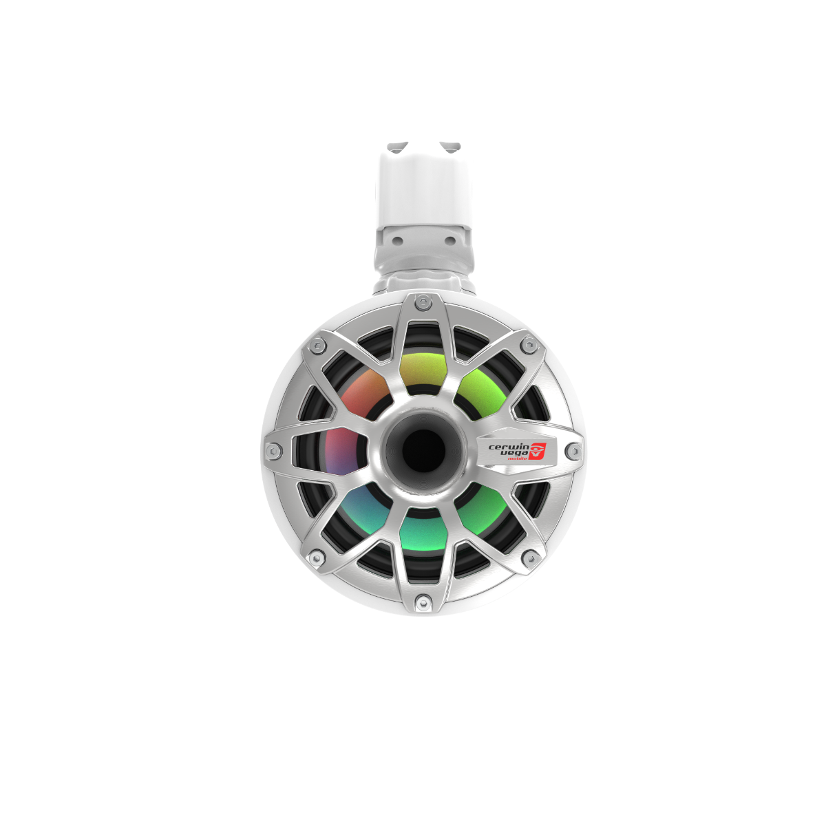 Front View of 6.5 Inch Marine Tower Speaker Pods