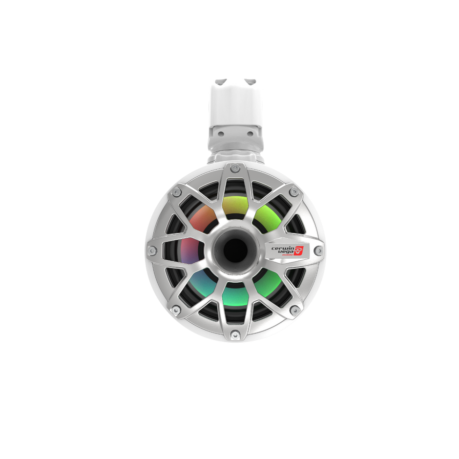 Front View of 6.5 Inch Marine Tower Speaker Pods