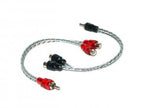 HED Series -1 Male To 2 Female Twisted RCA Y Splitter (Pair) - RHY2F