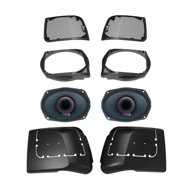 6x9 Inch Marine Grade Speaker Lids for Harley-Davidson
