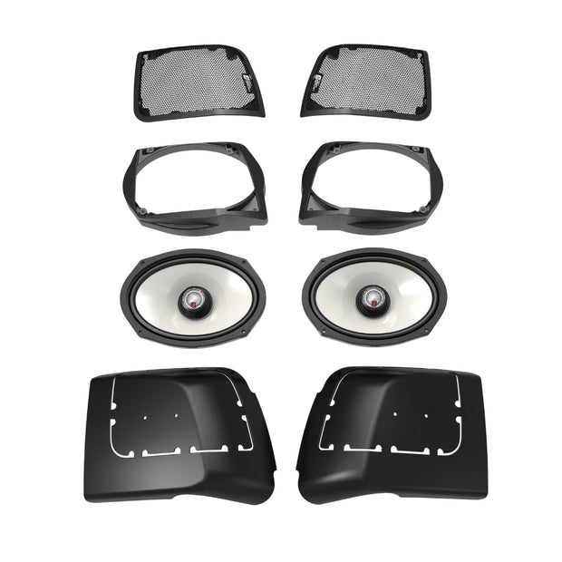 2014 - 2023 Harley Davidson® Cut In Lid Kit with SM69F4 (4Ω) - RPMSM694LK - Cerwin Vega