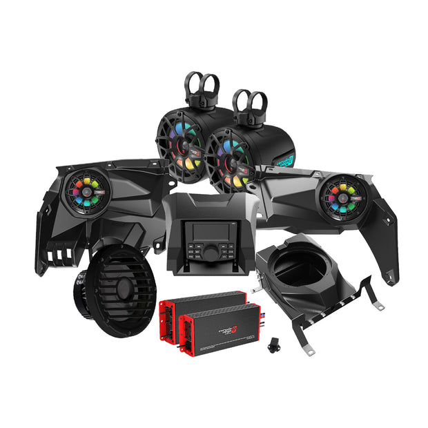 Can Am Maverick X3 Max with 10 Inch Subwoofer and Waterproof Amplifier
