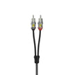 Cerwin-Vega Dual Twisted 6 channel RCA Cable 17ft