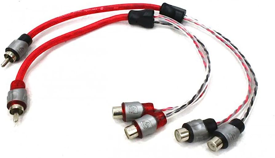 Dual Twisted RCA Cables