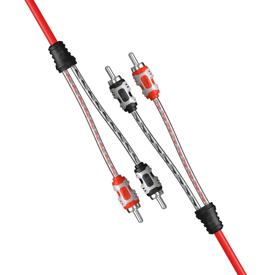 Dual Twisted RCA Cables - Cerwin Vega