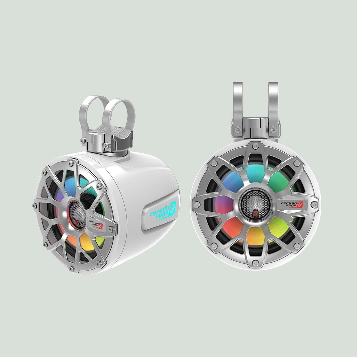 2 - Way Speaker System - Pair, Black & White - Cerwin Vega