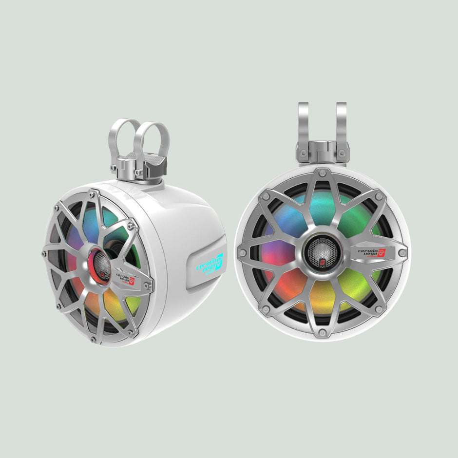 2 - Way Speaker System - Pair, Black & White - Cerwin Vega