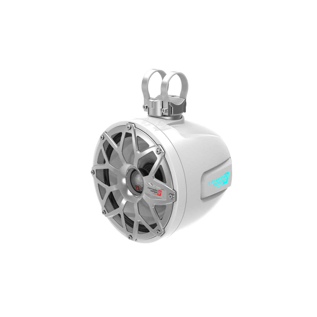 Side View of 8 Inch Speaker Pods