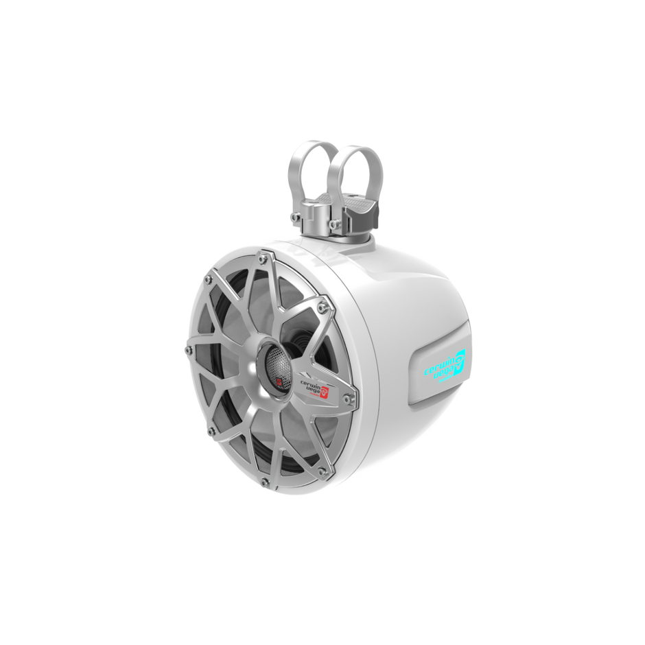 Side View of 8 Inch Speaker Pods