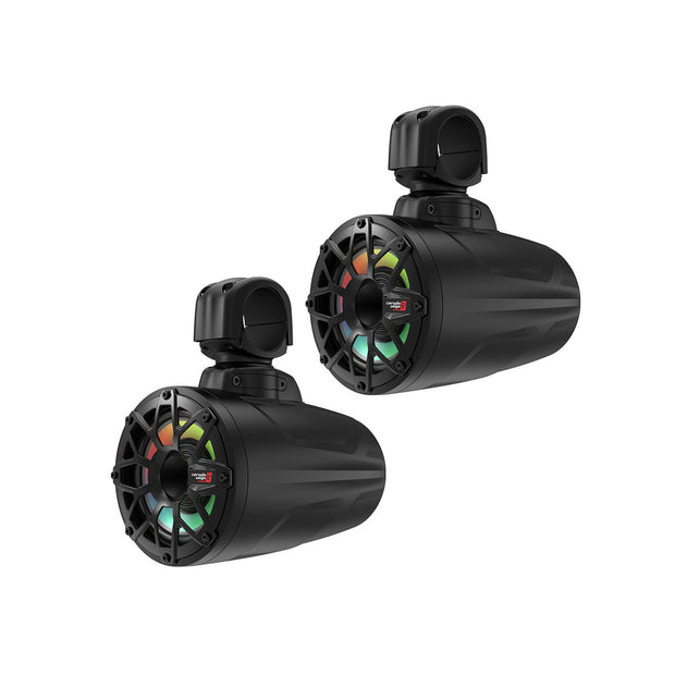 2 - Way Speaker System (Pair), Black and White Coated Voice Coil Injection PP Cone Rubber Surround - Cerwin Vega