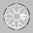 Silver wheel cover mimicking the 