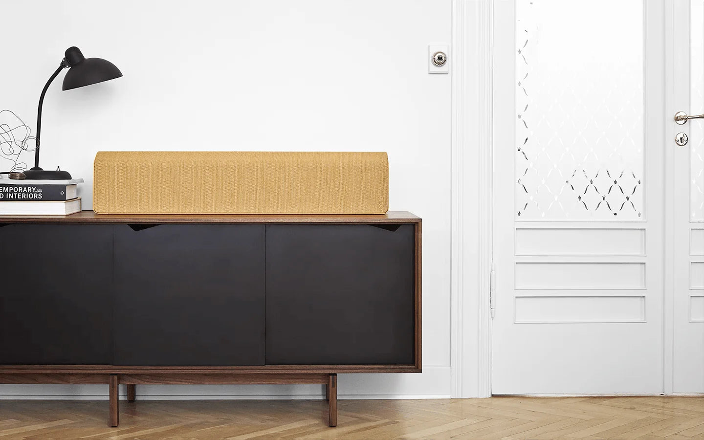 Vifa Stockholm 2.0 Bluetooth Soundbar, Nordic Design Soundbar, Highend Audiophile Speaker, High Performance Wireless Speaker with Smart APP Multi-Room System (Sand Yellow)
