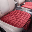 Car Seat Cover Protector – Anti-Slip Breathable Rear Bench Seat Cushion Pad with Storage Pockets, Long Bottom Seat Cover for Most Cars, SUVs & Trucks (Red, 3 pcs.)