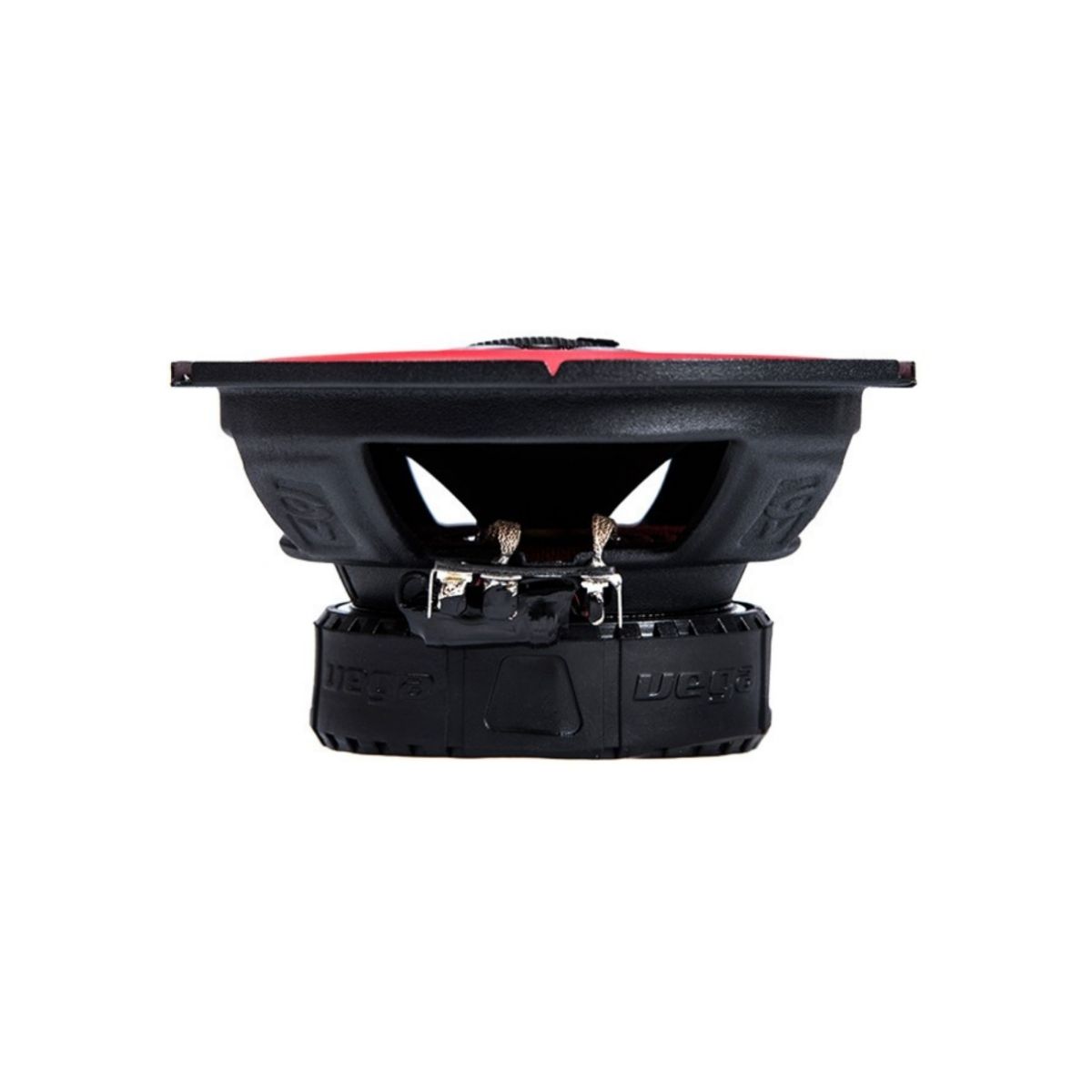 A black and red Cerwin Vega car speaker, Vega Series 6
