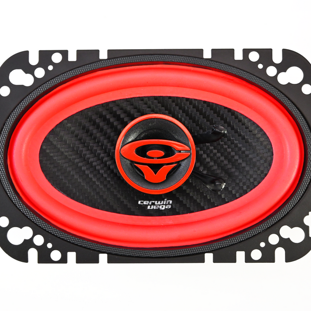 Vega 2025 Edition - 4"x6" 2-Way Coaxial Full Range Speakers (4Ω) - V46
