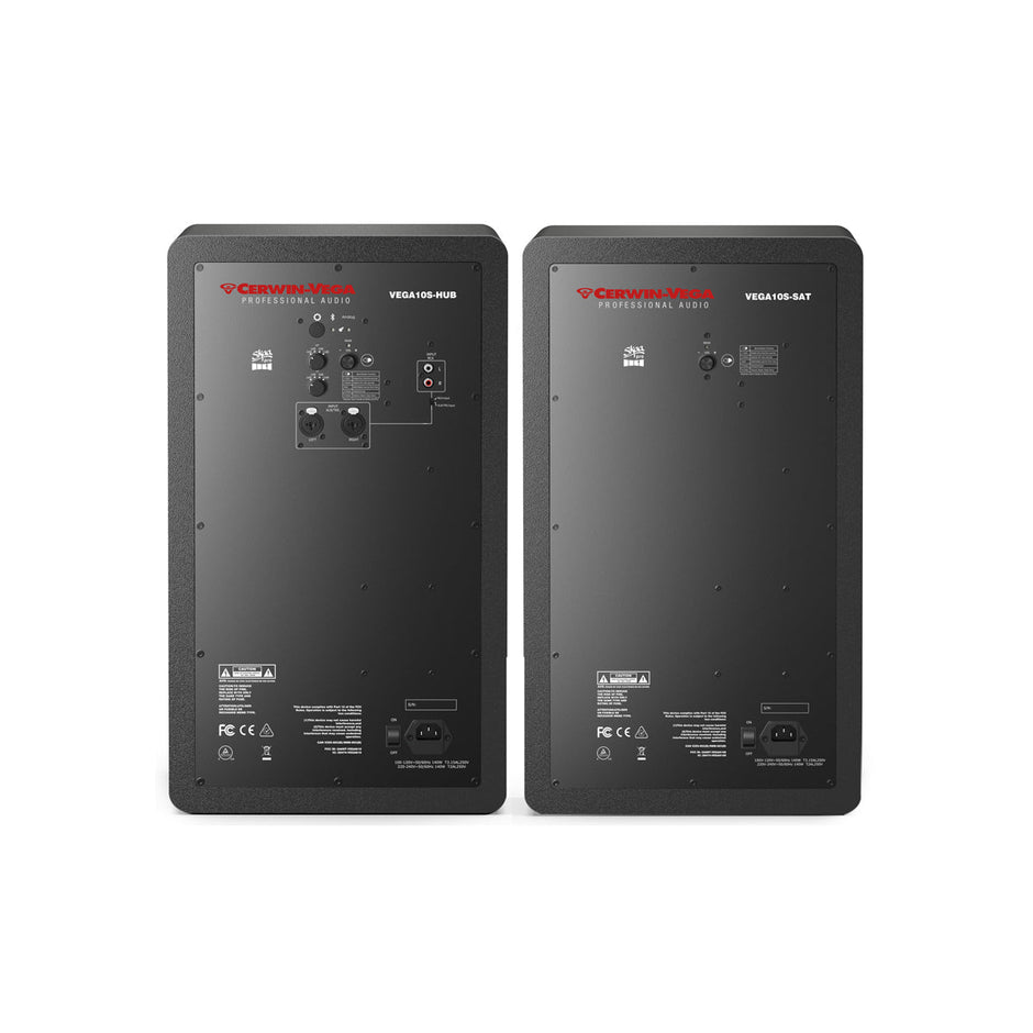 VEGA10SB-PR  10” 3-WAY STUDIO MONITOR - PAIR (HUB/SAT)