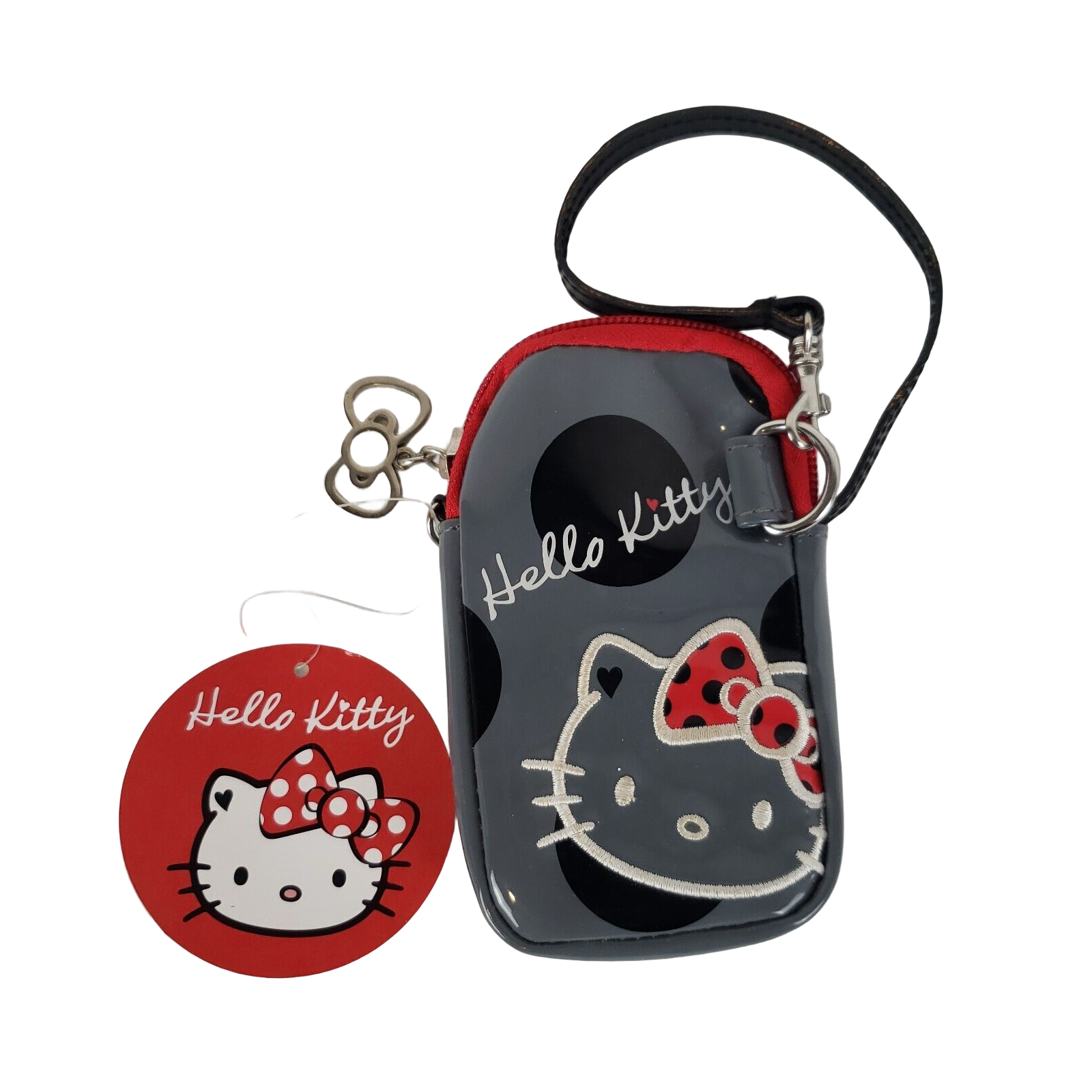 Sanrio Hello Kitty Polka Dot Camera Case or Wristlet Pouch