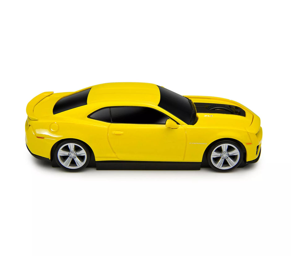 Wireless Bluetooth Computer Mouse - Computer Accessories - Yellow Wirelesss Mouse, Sports Car Design with LED Lights - Style #C95903