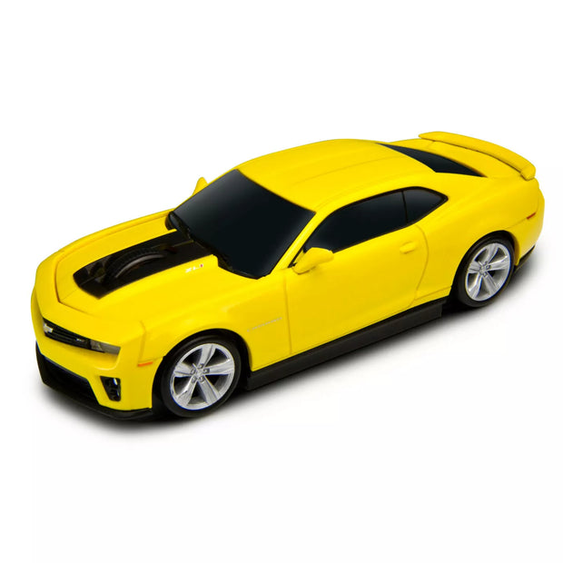 Wireless Bluetooth Computer Mouse - Computer Accessories - Yellow Wirelesss Mouse, Sports Car Design with LED Lights - Style #C95903
