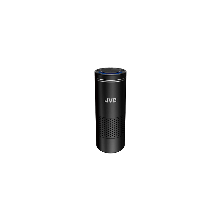 JVC KS-GA100 Car Air Purifier Portable USB Power Input HEPA Filter 3-Stage Filtration Motion Activated Controls Black